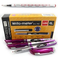 Ручка кулькова/масляна CELLO /CL-8048/ "Writo-meter" 10км 0,5мм фіолетова (12/72/864)