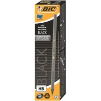 Олівець простий BIC Evolution Black /896017/011/ HB без гумки (12/72)
