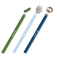 Ручка гелева "Пиши-стирай" "Kite" /RM22-352/ Rick and Morty, синя (36/1296)