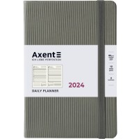 Щоденник "Axent" 2024 Partner Lines /8815-24-03-A/ 145*210, сірий (65685) (1/12/24)