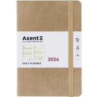 Щоденник "Axent" 2024 Partner Soft Nuba /8817-24-59-A/ 145*210, мигдалевий (65679) (1/12/24)