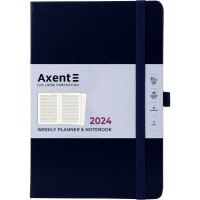 Щотижневик "Axent" 2024 Prime Strong /8507-24-02-A/ 145*210, синій (65633) (1/12/24)