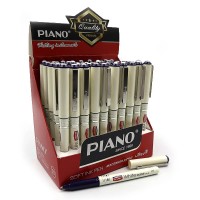 Ручка масляна "PIANO" /PS-308/ "White" синя (50/2400)