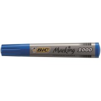 Маркер "BIC" 2000 перманент /8209143/(064) синій (12/384)