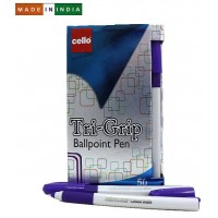 Ручка кулькова/масляна CELLO "Tri-Grip" 1мм, ФІОЛЕТОВА (50/1000/4000)