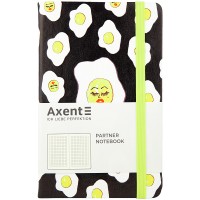 Книга записна "Axent" /8210-01-A/ Partner BBH, 125*195/96арк, кл, Eggs (1/12)