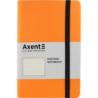 Блокнот "Axent" /8310-12-A/ Partner Soft, 125*195/96арк, крап, помаранчева (1/18)