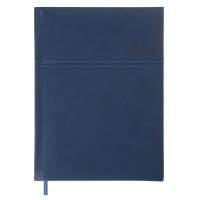 Щоденник "BuroMAX" /BM.2150-02/ ДАТ 2024 ORION, A5, синій, шкірзам (1/20)