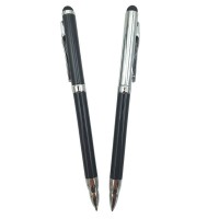 Ручка поворотна "Baixin" /BP707/ (3-4) + стилус чорна (12)