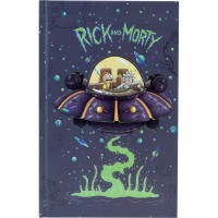 Блокнот А6/80 "Kite" /RM22-199-2/ тв. обкл., #, "Rick and Morty" (1/10)