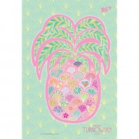 Блокнот "YES" В6/144 3в1 /681307/ "Turnowsky. Art Pineapple" #, пластик обкл., з розділ. (3/30)
