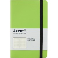Блокнот "Axent" /8312-09-A/ Partner Soft, 125*195/96арк, крап, салатова (1/18)