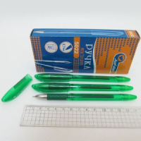 Ручка кулькова "JO" 5022 "Easy Office" ЗЕЛЕНА, з гум. грип, 0.7 мм (12/144)