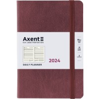 Щоденник "Axent" 2024 Partner Soft Nuba /8817-24-58-A/ 145*210, сливовий (65680) (1/12/24)
