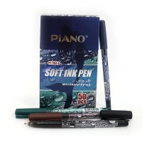 Ручка масляна "PIANO" /РТ-1153B/ "Бульбашки" синя, mix (50/2000)