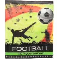Обкладинки для зошитів 3D "Полiмер" /501105/ "Футбол" ПВХ, 250мкм (1/50)
