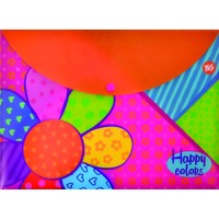 Папка-конверт на кнопці А4 "Yes"/491339/ "Happy colors" (12/60)