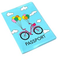 Обложка Passport "Полимер" / 307028 / "Love to travel" ПВХ из недр. (10)