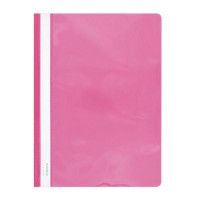 Швидкозшивач пластик "Donau" 1705001 -16 А4 рожевий (10/400)
