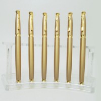 Ручка капілярна "Baixin" /RP988G/ золото (12)