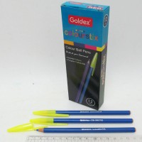 Ручка масляна "Goldex" "Colorstix" 932, 1мм, синя (12/120)
