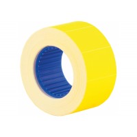 Цінник прямокутний "Economix" /E21305-05/ 26х16 мм, 500шт/рул, жовтий (10/300)