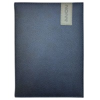 Щоденник "BuroMAX" /BM.2110-02/ ДАТ 2024 VERTICAL, A5, синій, шкірзам (1/20)