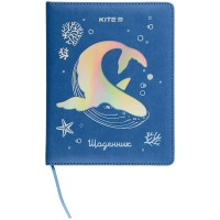 Щоденник шкільний "Kite" /K22-264-6/ "Magic whale" тверда обкл. PU, (1/18/36)