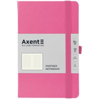 Блокнот "Axent" /8201-10-A/ Partner 125*195/96арк., кліт, рожева (1/18/36)