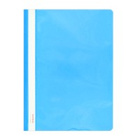 Швидкозшивач пластик "Donau" 1705001 -17 А4 блакитний (10/400)