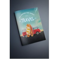 Обкладинка Паспорт "Полімер" /307020/ Passport "Travel (Bus)" ПВХ з надр. (10)
