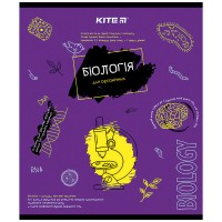 Тетрадь уч. "Kite" 48арк предм. # / K21-240-01 / "Classic, биология", Гибро. лак + УФ (8/192)