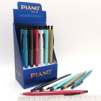 Ручка кулькова автомат. "PIANO" PS-008 синя (24)