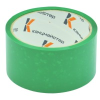 Скотч пакувальний "Канцмайстер" /KT94253/ 48мм*35м (40мкм) зелений (6/72)