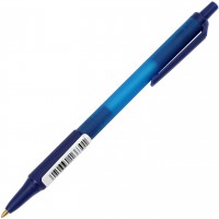 Ручка кулькова автомат "BIC" Soft Feel clic Grip /8373982/446/346/ синя (12/216)