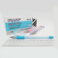 Ручка масляна "PIANO" PВ-121 синя (12/144)