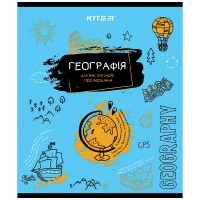 Тетрадь уч. "Kite" 48арк предм. # / K21-240-05 / "Classic, география", Гибро. лак + УФ (8/192)