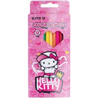 Олівці кольорові "Kite" 12 кол. /HK21-051/ Hello Kitty картон (12/240)