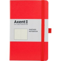 Книга записна "Axent" /8307-05-A/ Partner, 125*195/96арк, нелін, червона (1/18)