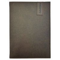 Щоденник "BuroMAX" /BM.2110-25/ ДАТ 2024 VERTICAL, A5, коричневий, шкірзам (1/20)