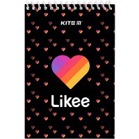 Блокнот А6/48арк. "Kite" /LK22-196/ пласт. сп., "Likee" (1/20)
