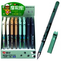 Ручка гелева "Пиши-стирай /AH80702/ 0,5мм, "Кошенята" синя, кол.мікс (40/160/960)