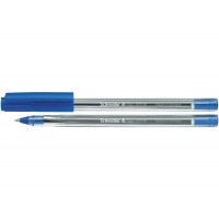 Ручка кулькова SCHNEIDER TOPS 505 М /S150603/ СИНЯ, 0,7 мм. корпус прозорий (50/1000)