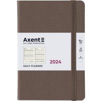 Щоденник "Axent" 2024 Partner Soft Diamond /8818-24-56-A/ 145*210, горіховий (65691) (1/12/24)