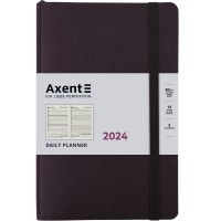 Щоденник "Axent" 2024 Partner Soft Skin /8810-24-01-A/ 145*210, чорний (65671) (1/12/24)