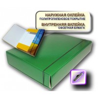 Папка-коробка А4 /iTEM30606/ 60мм., на гумці, зелена