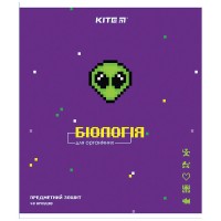 Тетрадь уч. "Kite" 48л.# /K21-240-09/ ПРЕДМЕТКА "Pixel, биология", гибр. лак + УФ (8/192)