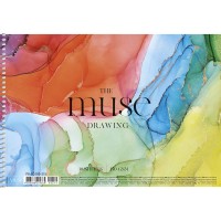 Альбом для малювання "MUSE" А4/30арк./PB-SC-030-315/ карт. обкл. (150г/м2) Пруж. бок (1/36)