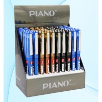 Ручка масляна "PIANO" PT-225 "Zing" синя (50)