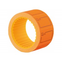 Цінник прямокутний "Economix" /E21306-06/ 30х20 мм, "Ціна" 200шт/рул, помаранчевий (10/300)